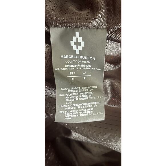 NWOT Marcelo Burlon County of Milan Windbreaker Italy Small Men’s - Picture 6 of 7